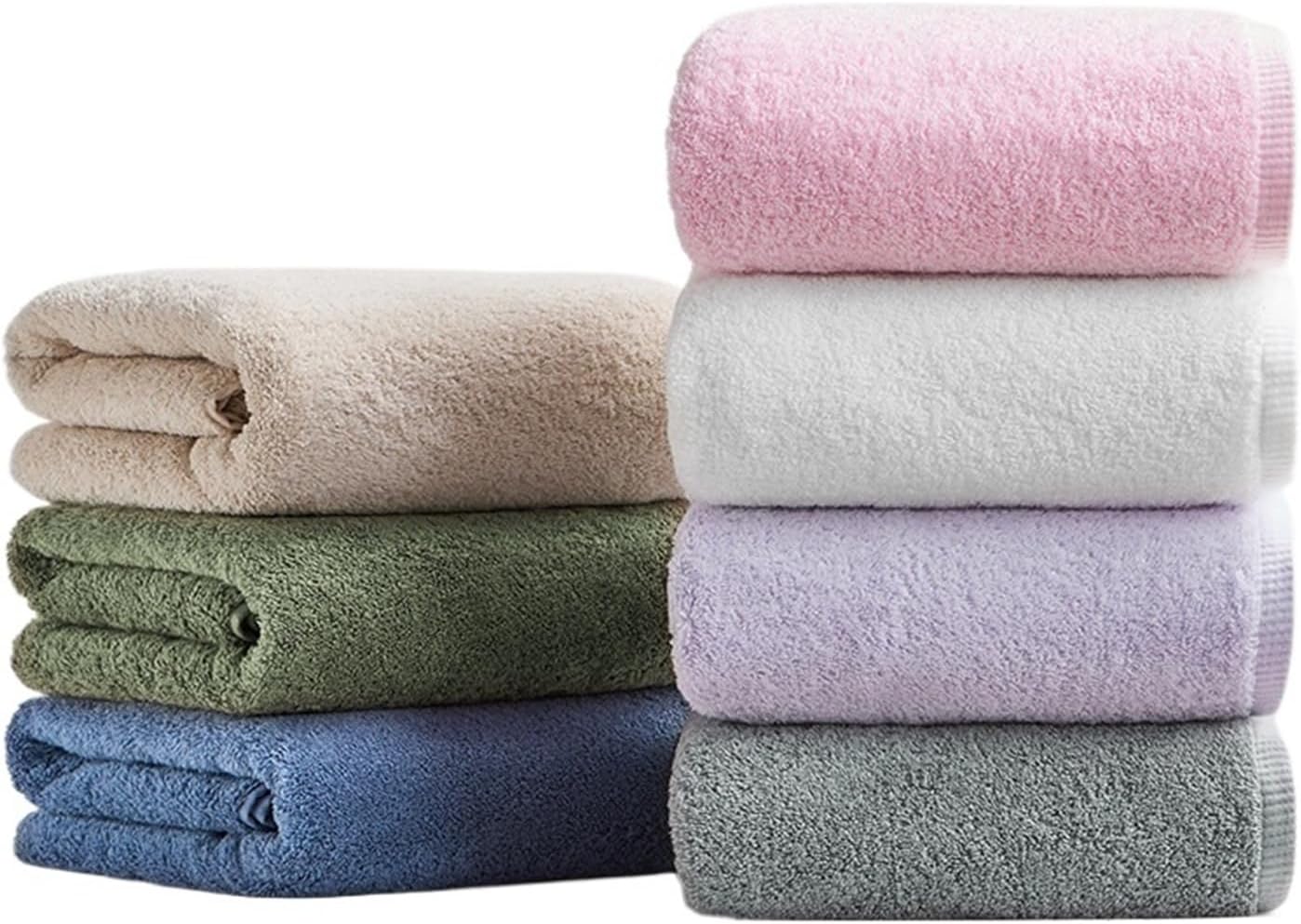 Cotton Bath Towel, Extra Large 140x70cm, Absorbent & Soft, Quick Dry Bath Sheet for Adults, 1-Pack(Chocolate)