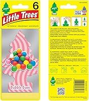 Vista 85 de Little Trees - Ambientador de árbol colgante que proporciona un aroma de larga duración para tu hogar o tu auto. Aroma Summer Linen, 24