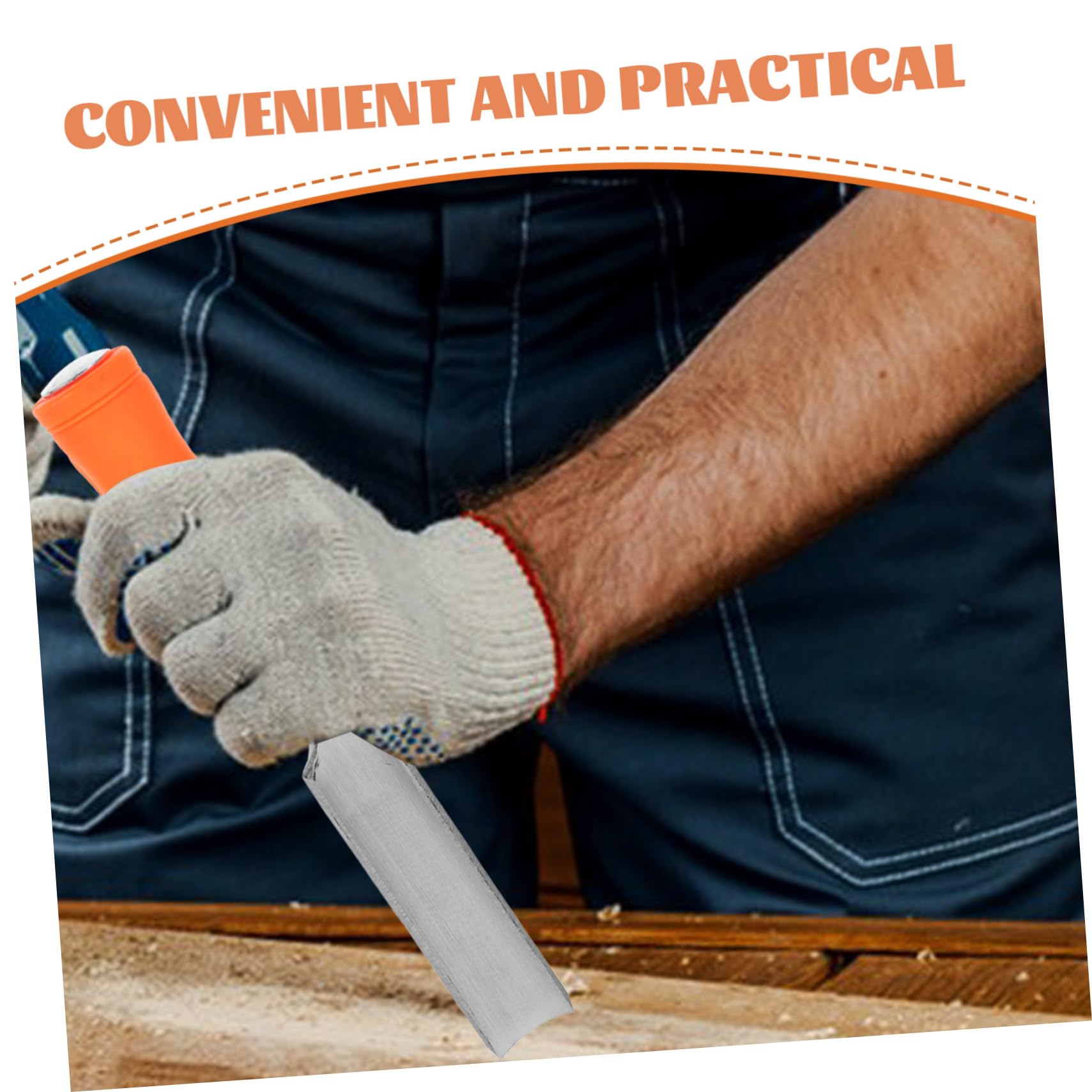 Cincel para Tallar Madera Juego de 4 Piezas de Acero | Juego de Formones para Madera, Espátula Plana Incluida, Agarre Cómodo y Diseño Ergonómico, para Taller de Talla en Madera