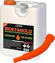 Bioethanol Fuel for Bio Stoves 10 Litres with Free Transfer - Odourless No Natural Smoke, No Sulphur