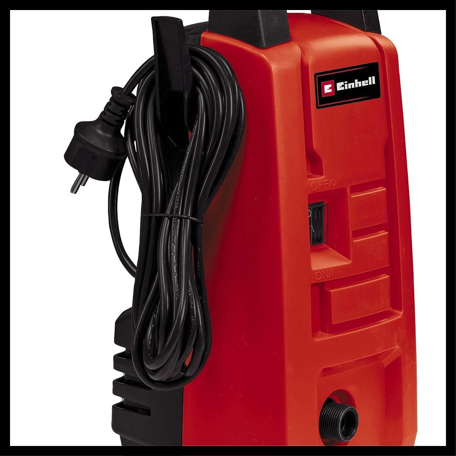 Einhell TC-HP 90 Idropulitrice (tensione 220-240 V, potenza 1200 W, pressione 90 bar, portata 372 L/h, incl. Filtro, pistola, tubo flessibile, lancia e ugello)