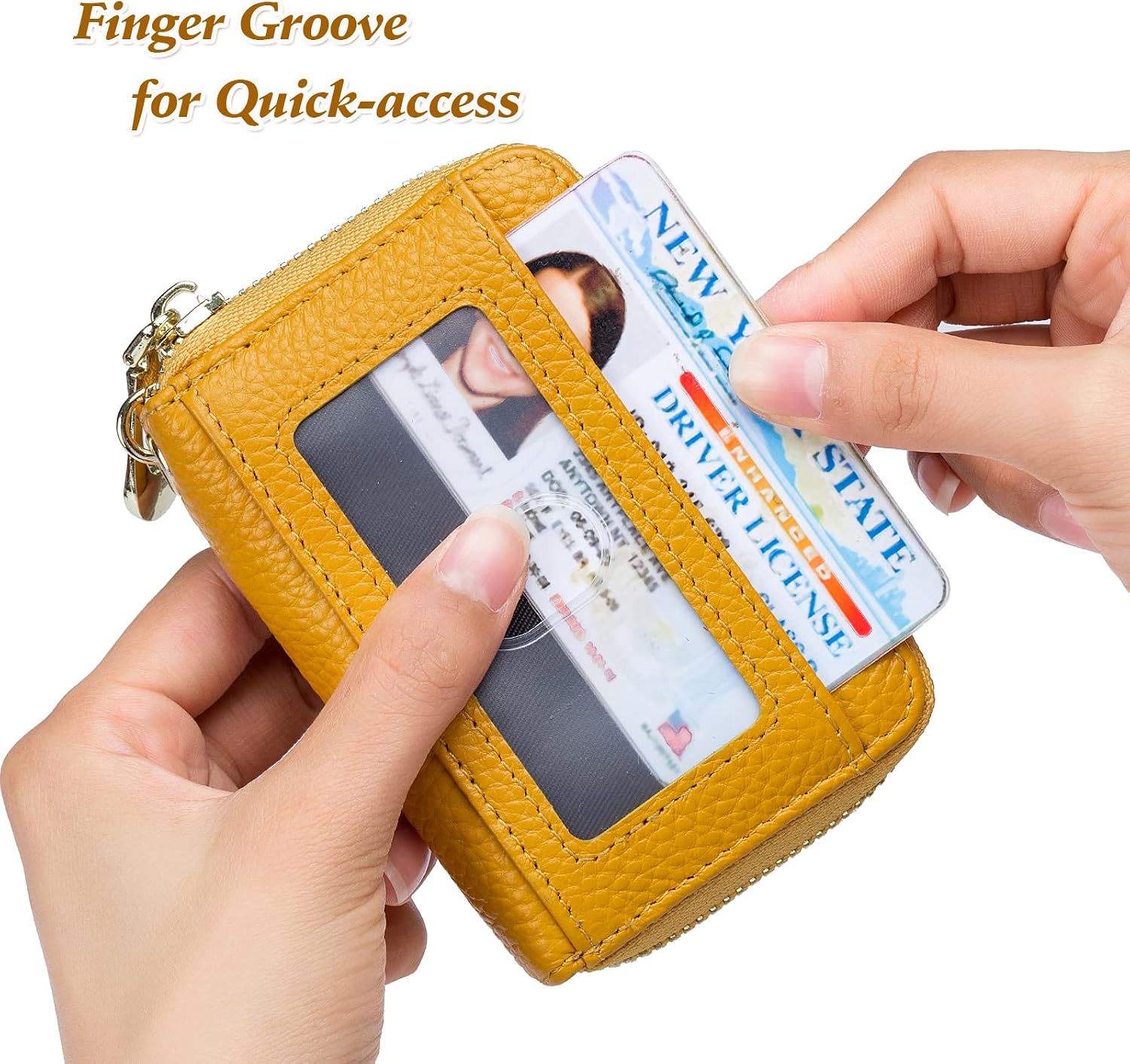 imeetu Rfid Credit Card Holder, Businese Card Case, Wallet for Women Men image 3