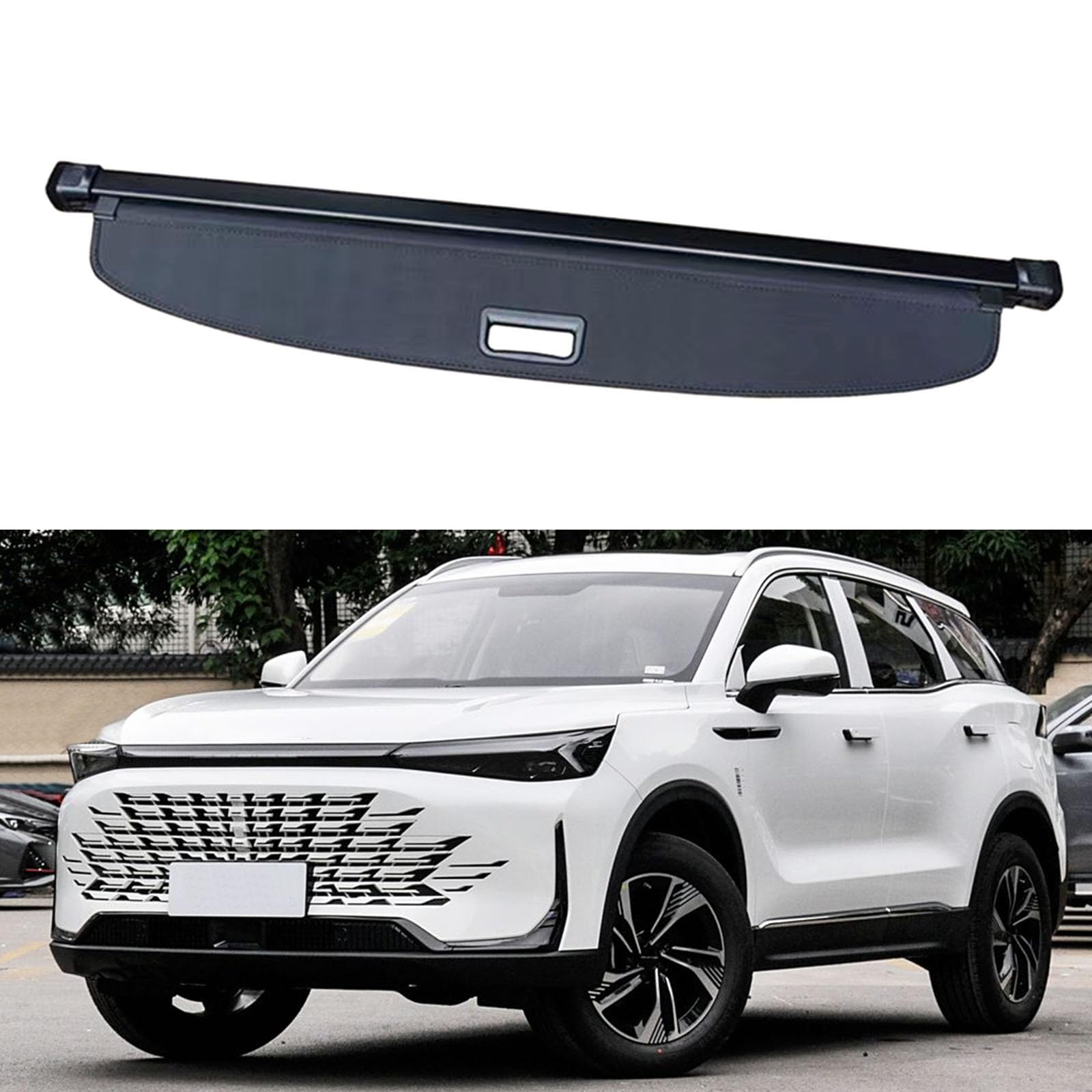 SXLGDW Car Retractable Rear Trunk Parcel Shelf,Compatible with Beijing X7,Car parts