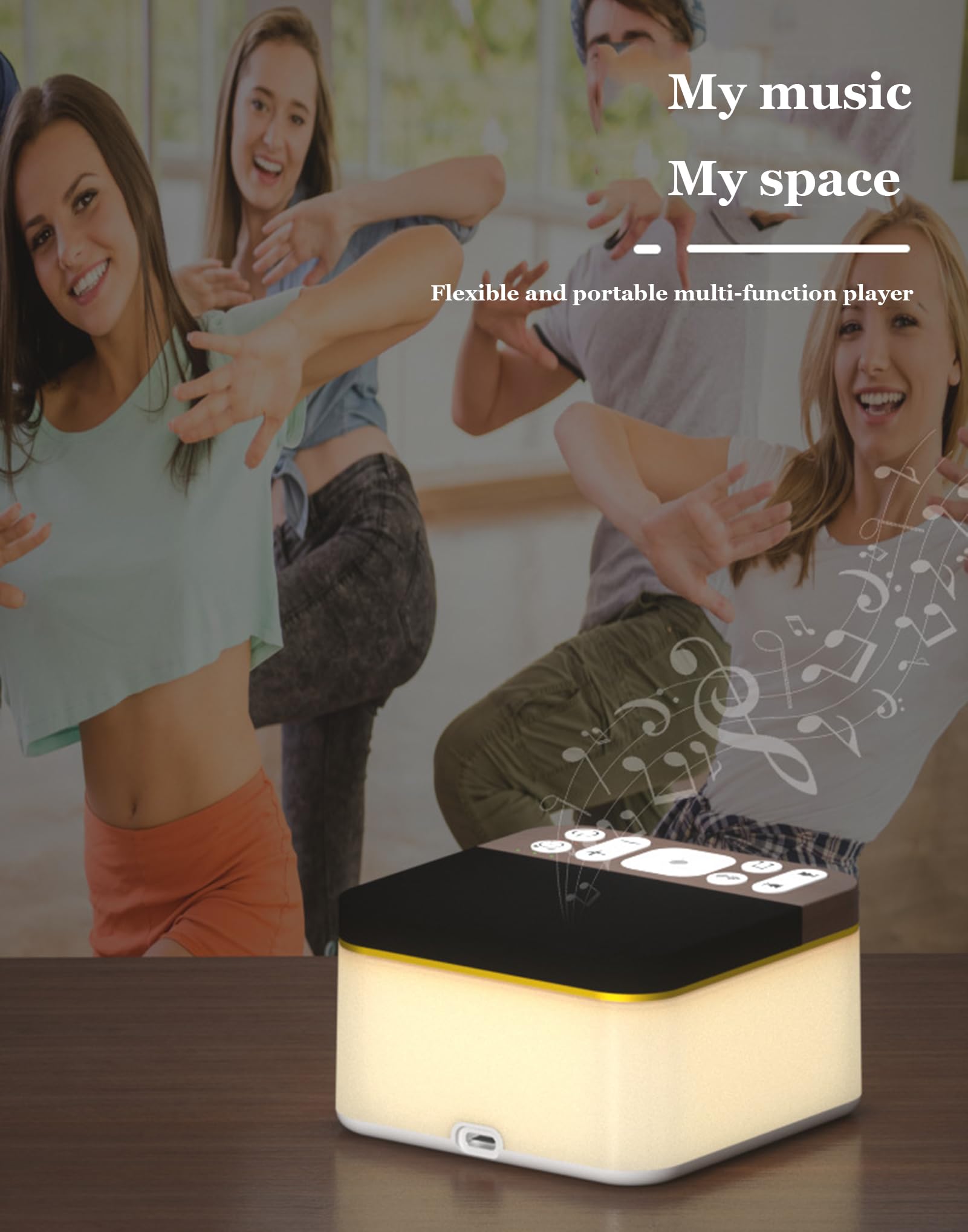Máquina para Dormir con Ruido Blanco y Sonido Corporal, con Varios Sonidos relajantes, 3 temporizadores y función de Memoria. Bloquea eficazmente el Ruido. Ideal para bebés, niños