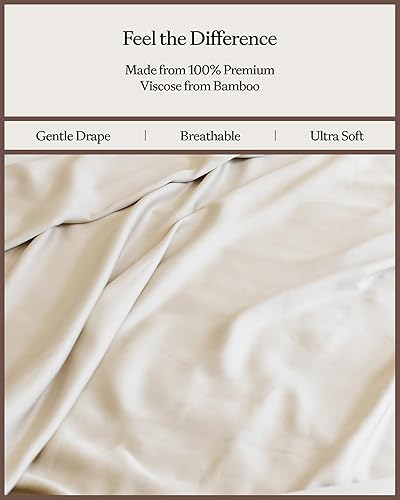 Miniatura 10 de Cozy Earth Juego de sábanas de bambú completo de carbón
