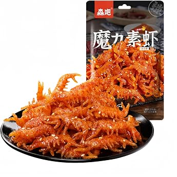 WSYLS Spicy Seasoned Snacks Latiao Sweet and Spicy Chinese Spicy Snacks Classic Hot Strips for Office Casual Snack Spicy Vegetarian Shrimp