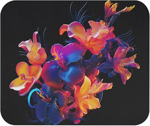 Neon Snapdragon Mouse Pad 18x22cm