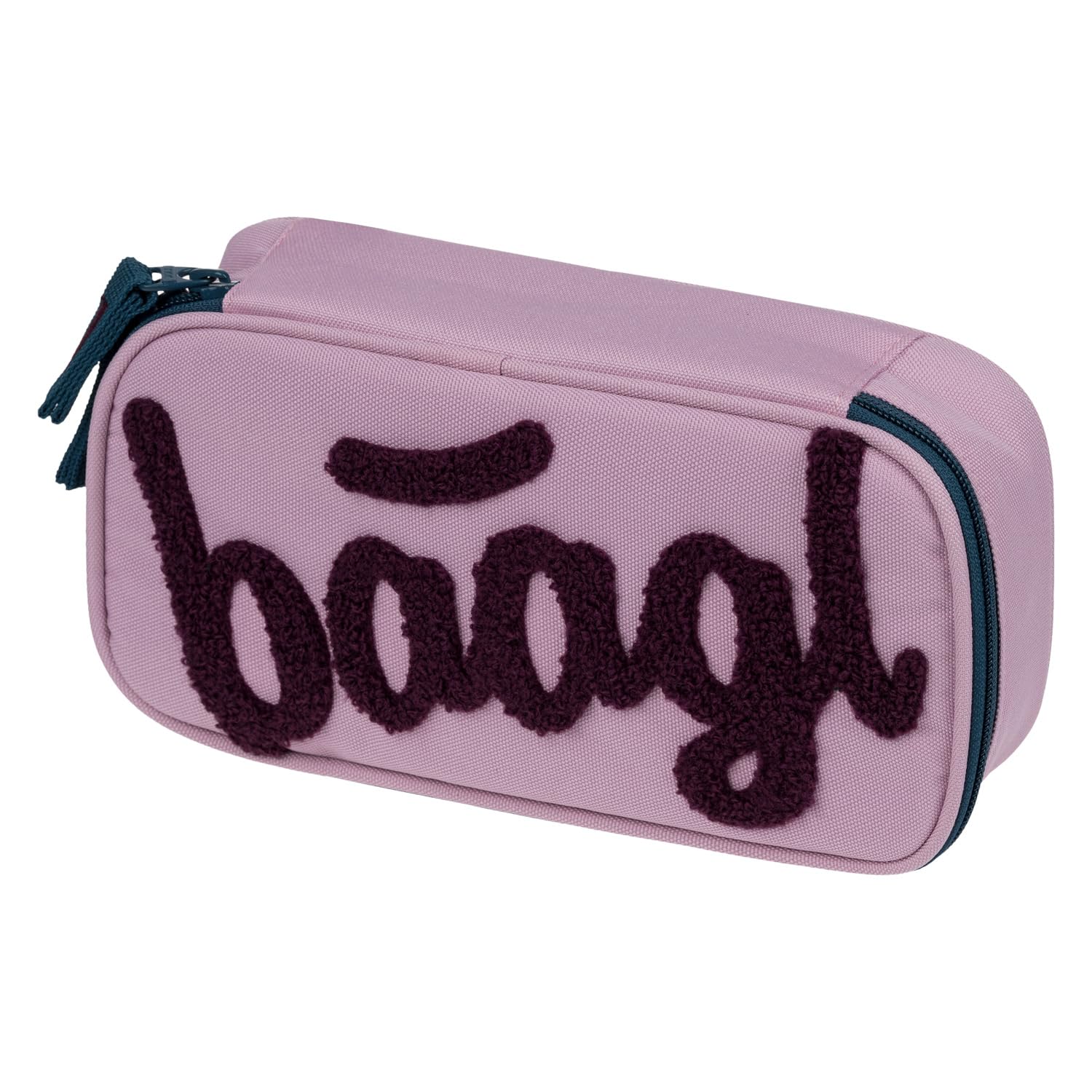 Baagl Federmäppchen für Mädchen - Schulmäppchen für Schreibwaren - Schulsachen Federtasche, Kinder Federmappe, Etui für Schule (Rose)