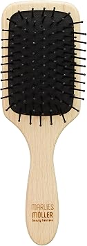 Marlies Möller Travel Hair & Scalp Brush - Scalp brush for travel - With rubber base & nylon pins - Cleanses & massages scalp & hair - For all hairtypes
