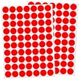 1400 Pcs Red Dot Stickers 3/4