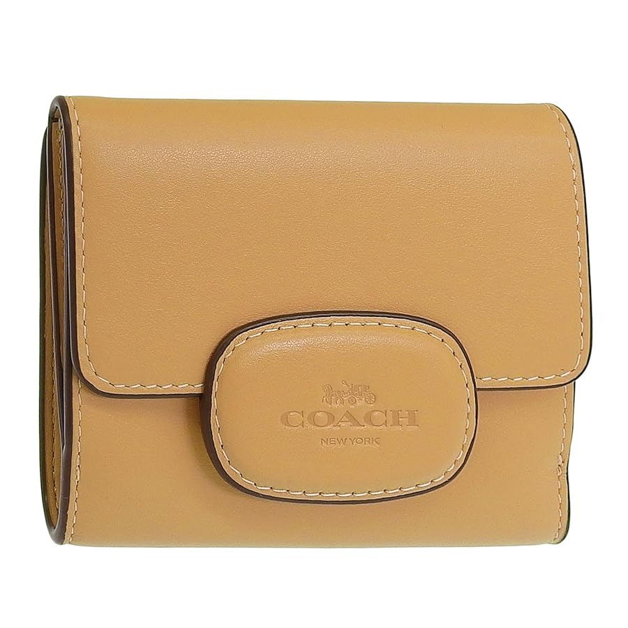 コーチ エライザ スモールウォレット ミニ 二つ折り財布 エンボス