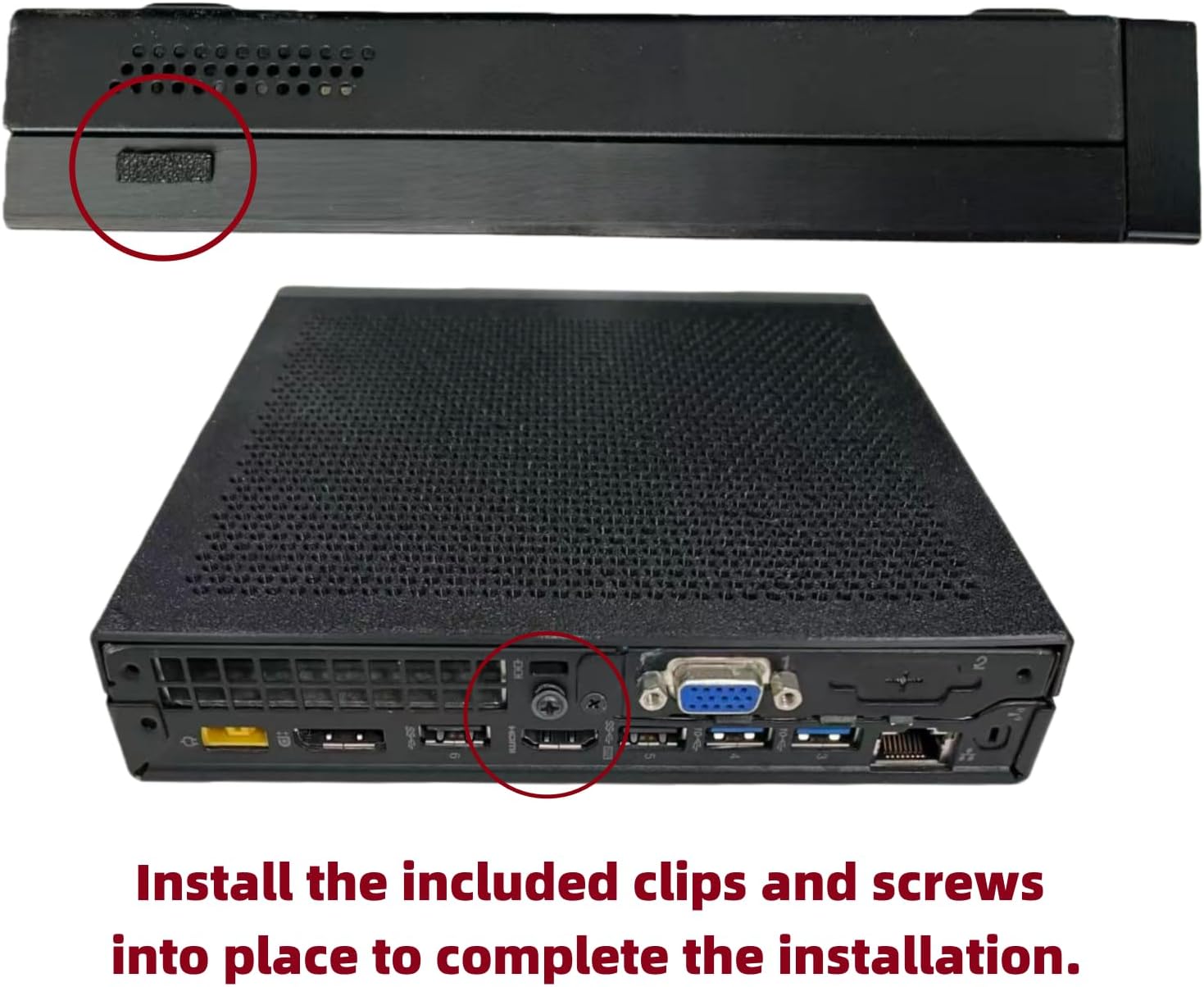 for Lenovo M720Q M920Q M920X M75Q P330 DIY Cooling Holes Chassis Cover Computer Case Mini Cover Cooling Dissipation Plastic