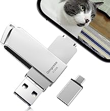No App Required Data Direct Transfer: USB Memory, Supports Phones, USB 3.0, Type C, USB Memory, For Phones, External Memory, Compatible with USB Phones, Backup, Phone Compatible, USB Memory, Large