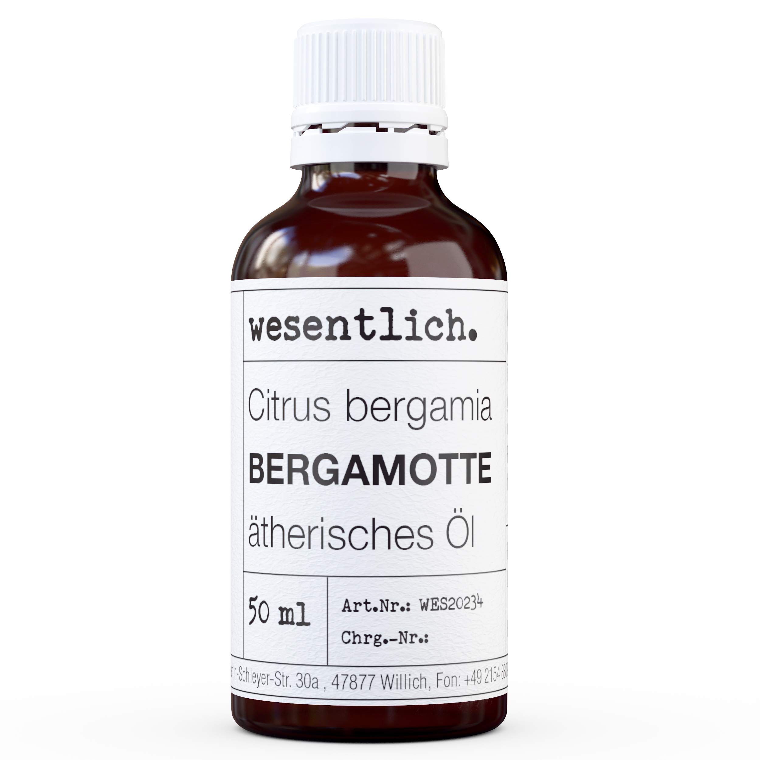 Olio Essenziale Di Bergamotto Puro Al 100% - 50ml Per Aromaterapia, Diffusori E Repellente Naturale Per Insetti