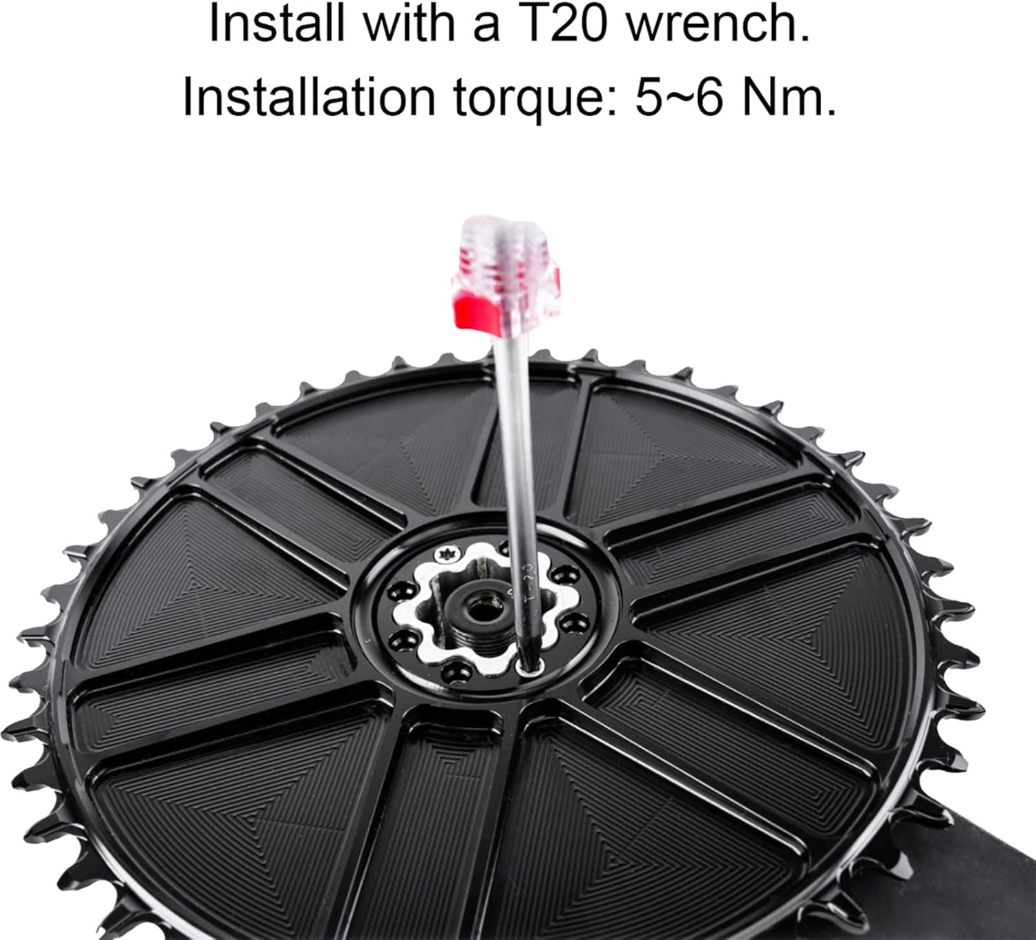 DJC Stone Direct Mount Oval Bike Chainrings for SRAM AXS Flattop 12S Force Red Quard 40T to 56T