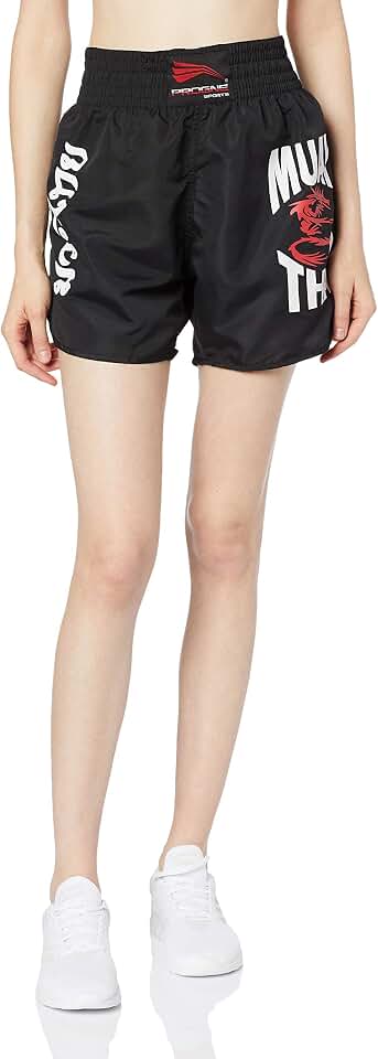 Muay Thai F Calção Short, Unissex Adulto