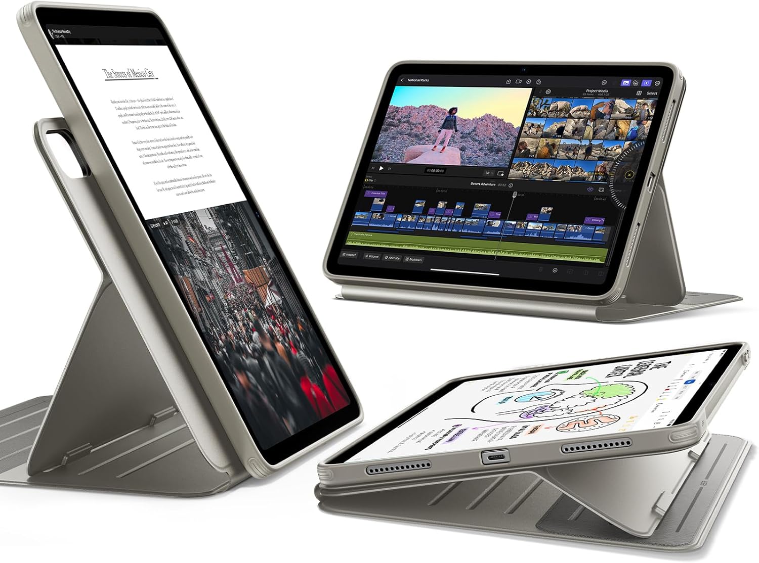 ESR iPad Air 13 hüvely titánium fém design