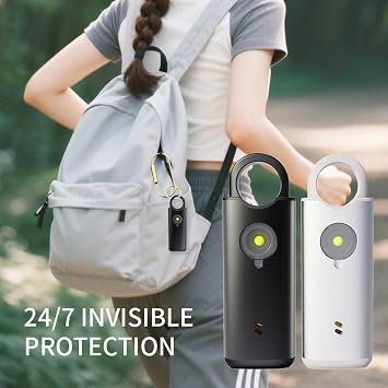 Personal Safety Alarm with Loud Alarm, Strobe Light, and Keyring an Emergency Safety Suitable for Women, Men, Children, and Seniors