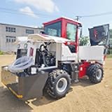 Self Loading Concrete Mixer Truck for On Site Concrete Production, Automatic Bucket Loading, Dual Drive System, Road and Residential Construction Support