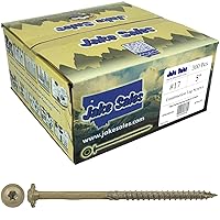 Vista 19 de Jake Sales Tornillo de retraso de construcción #17 x 12 - Tornillo de retraso estructural resistente con accionamiento Torx/Star Drive