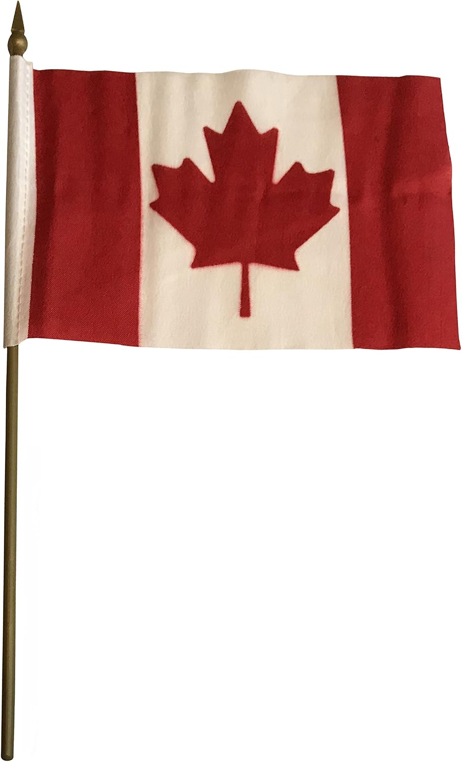 Small 4 X 6 Inches Mini 4x6 inches Miniature Desk & Table Flag Banner with Polyester Stick - United States Grp 1 (1-Pack, Country: Canada)