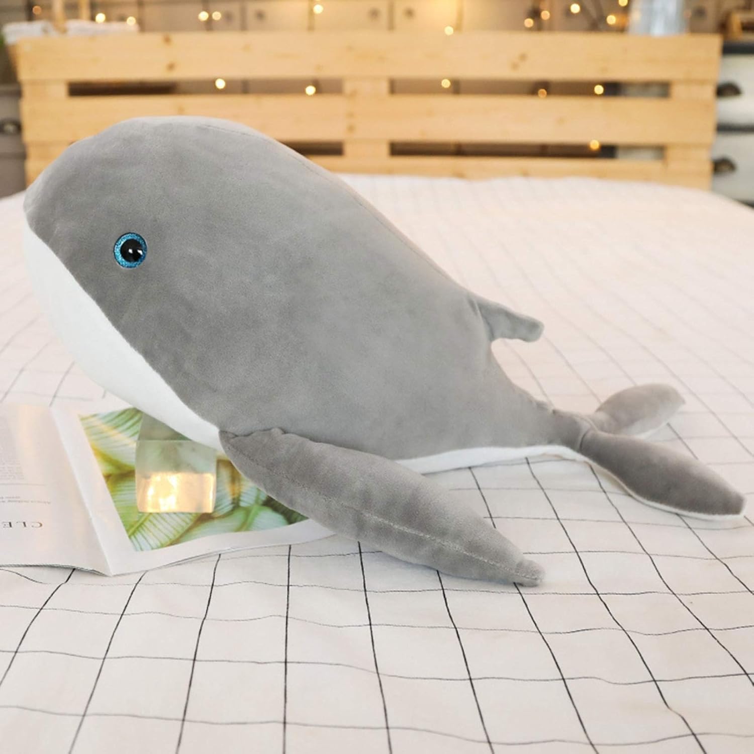 抱き枕 ぬいぐるみ グレー 動物 全商品オープニング価格特別価格 腰クッション 萌え かわいい クッション クジラ だきまくら 1 特大 インテリア 癒し 枕 プレゼント 添い寝枕 お祝い カラー 大きクジラいぐるみ おもちゃ ふわふわ もちもち