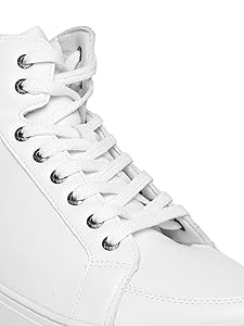 ①nano Buy Numero Uno Men White Solid Mid-Top Sneakers (8UK) at