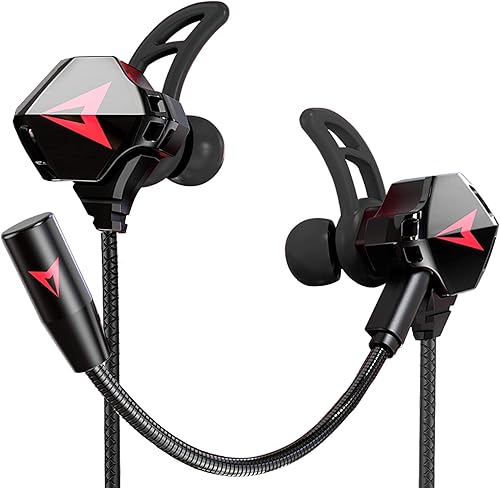 Battle Buds Pro auriculares intrauditivos para juegos con micrófono dual, control de silencio y volumen, auriculares con cable para juegos móviles,