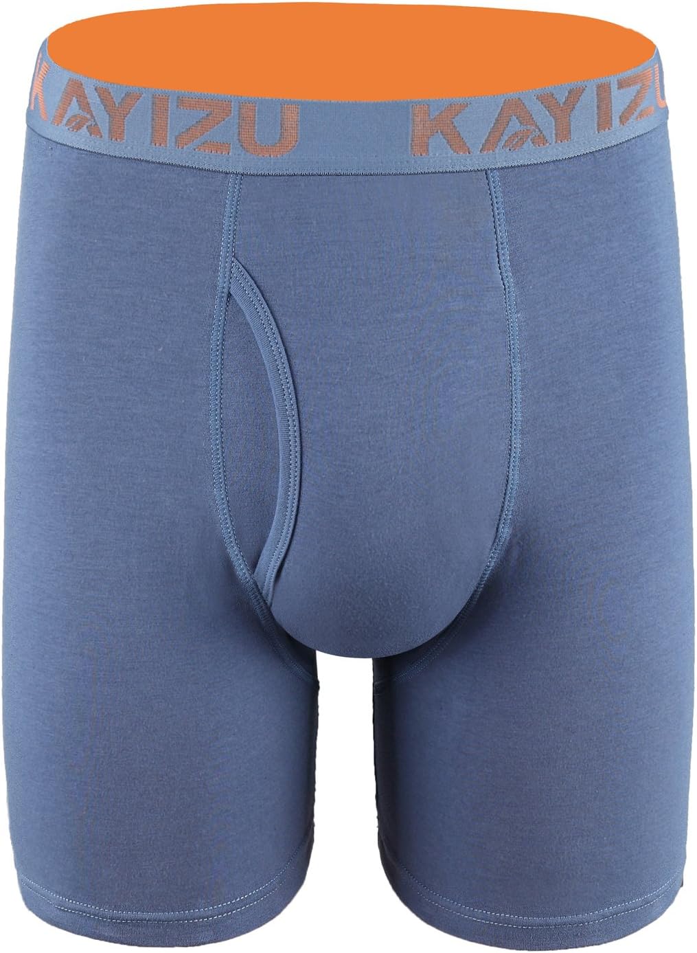 KAYIZU Men's Underwear Comfort Soft Cotton Stretch Boxer Briefs (6-Pack)