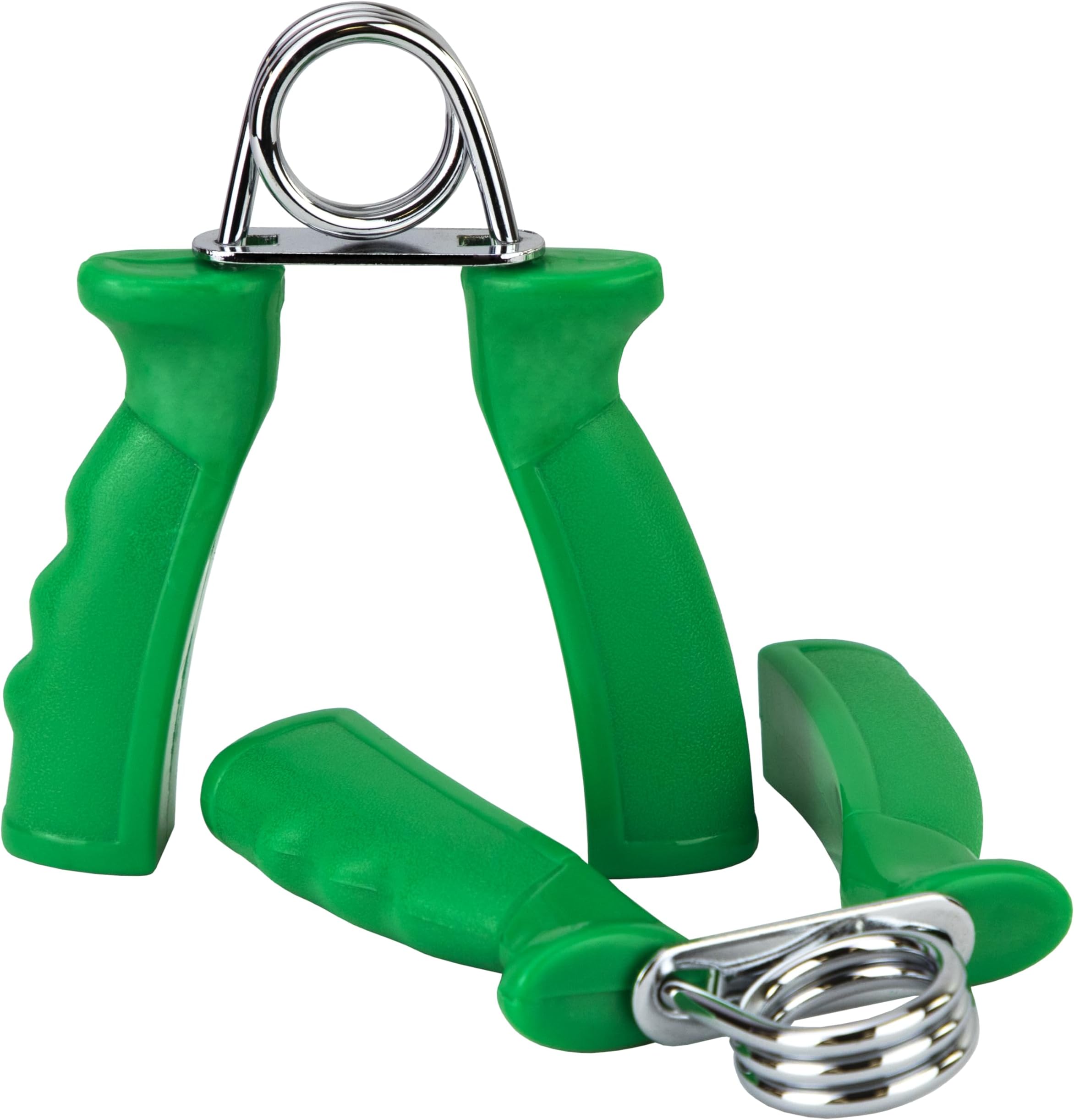 CanDo Hand Grip Exerciser Pair-Green, Medium
