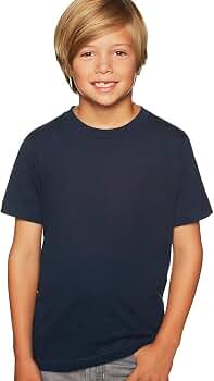 Next Level Youth Boys' Cotton Crew Neck T-Shirt - 100% Combed Ring-Spun Cotton, Soft Basic Tee (Black, Size M) - View #10