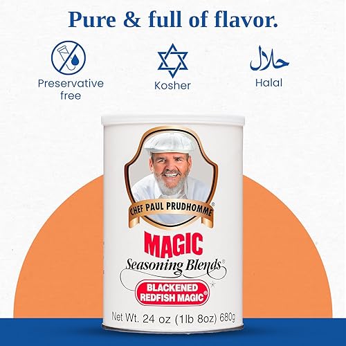 Miniatura 3 de Chef Paul Ennegrecido Redfish Magic Seasoning, 24 onzas, el embalaje puede variar