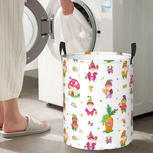 Miniatura 10 de AFHYZY Cesta de lavandería de pingüinos, canastas grandes plegables con asas, cesta de almacenamiento redonda de fácil transporte, canasta de ropa
