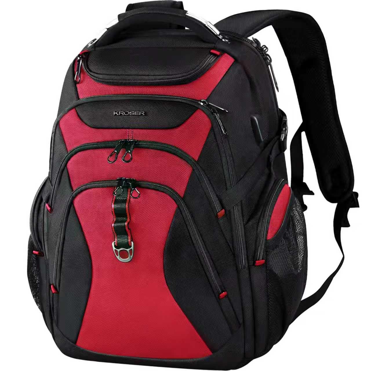 17 inch laptop backpack tools SuperHandy Water-Resistant Tech Multiple Compartments Bag for Work, Travel & Commuting in USB port CAT Universal AT 17-Inch Pro