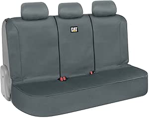 CAT FlexFit Black Gray Seat Covers For Cars, Trucks, & SUV - (2) Front Car Se... - Foto 4