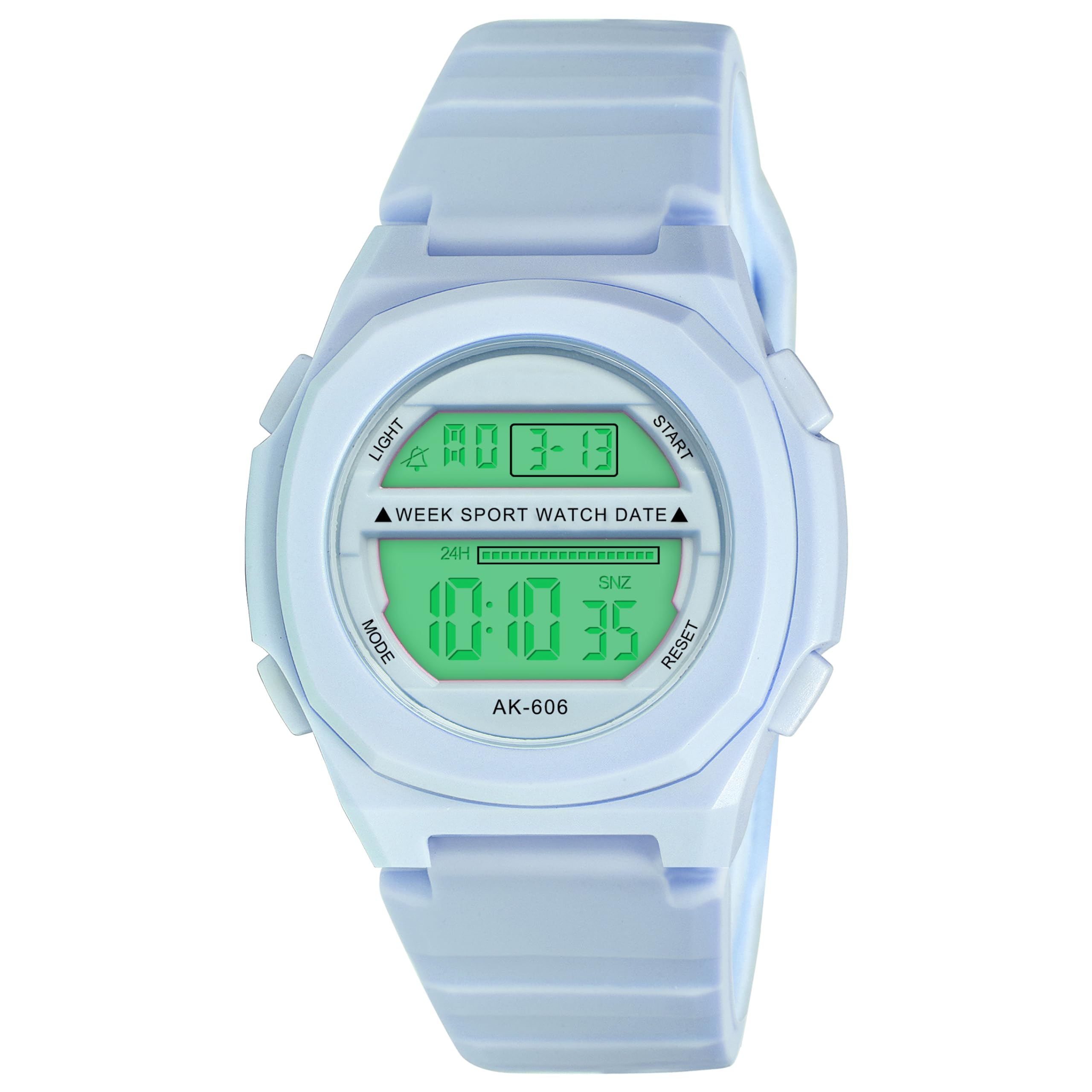 papio Sky Blue Color LCD Display Digital Sports Watch for Boys, Gilrs, Women and Men (DIGITAL-036 Sky Blue)-picture-27