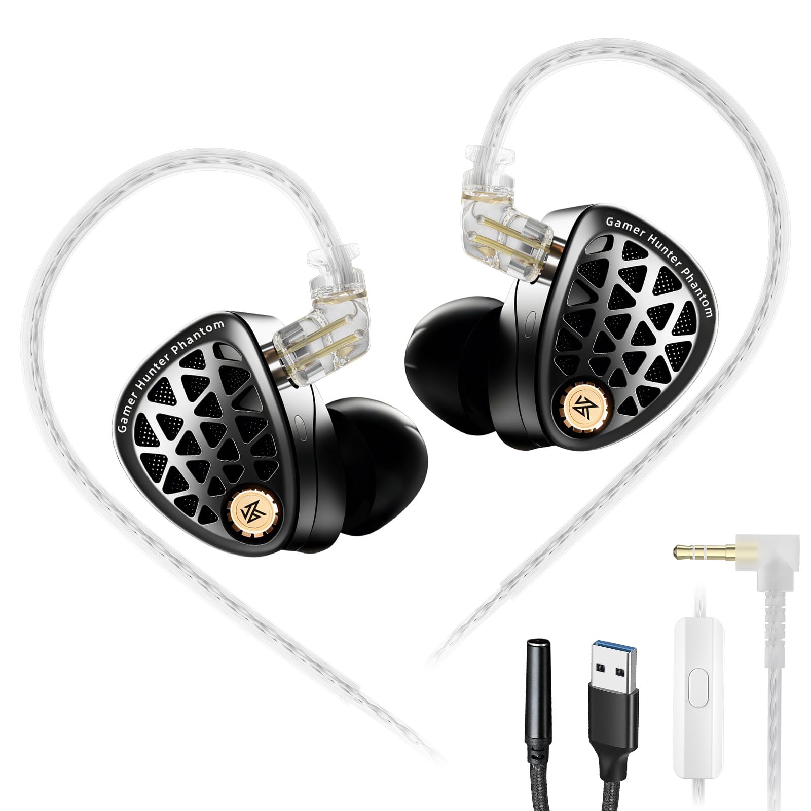 Photo 1 of KZ Phantom In-Ear Monitors for Gaming