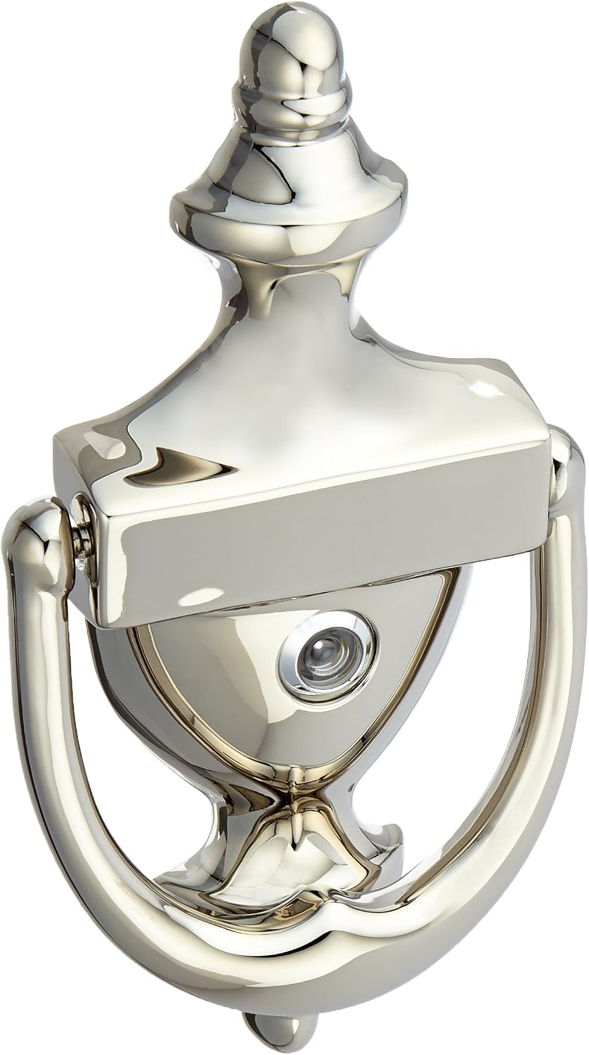 Baldwin 0103055 Colonial Door Knocker, Lifetime Bright Nickel