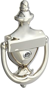 Baldwin 0103055 Colonial Door Knocker, Lifetime Bright Nickel