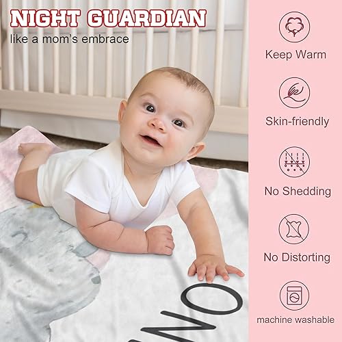 Miniatura 3 de Juego de sábanas personalizado para cuna de elefante bebé juego de ropa de cama personalizado para cuna de 3 piezas con nombre, juego de sábanas