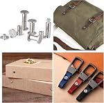 Zarique 100 Pack Chicago Screws and Album-Scrapbook Extension Posts Extension Screws Album for Binding Extending Scrapbook Photo Album Refill Pages Compatible with Pioneer Photo Albums(M5 x 4/6/8/10mm Book Screws)