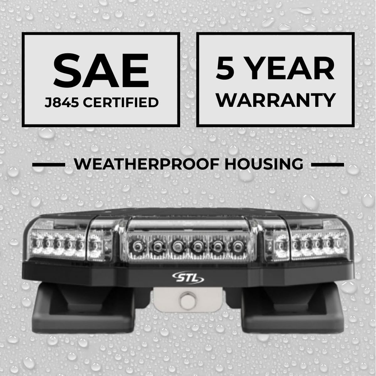 SpeedTech Lights Super Take Down K-Force Elite 47 LED Light Bar – 180 LEDs, 540W Roof Mount Emergency Warning for Police, Fire, EMS, Tow Trucks (Red/Blue Alternating)