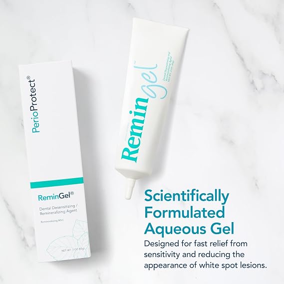 ReminGel Hydroxyapatite Tooth Remineralization Gel - Strengthen Enamel, Repair Teeth & Reduce Sensitivity - Fluoride-Free Remineralizing Treatment for Tooth Decay Prevention