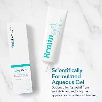 ReminGel Hydroxyapatite Tooth Remineralization Gel - Strengthen Enamel, Repair Teeth & Reduce Sensitivity - Fluoride-Free Remineralizing Treatment for Tooth Decay Prevention
