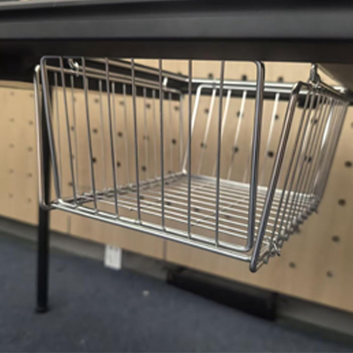 Foldable Storage Basket Stainless Steel Camping Drain Basket 35.5x24.5x16cm (14x9.7x6.3 inch) Portable Picnic Accessory