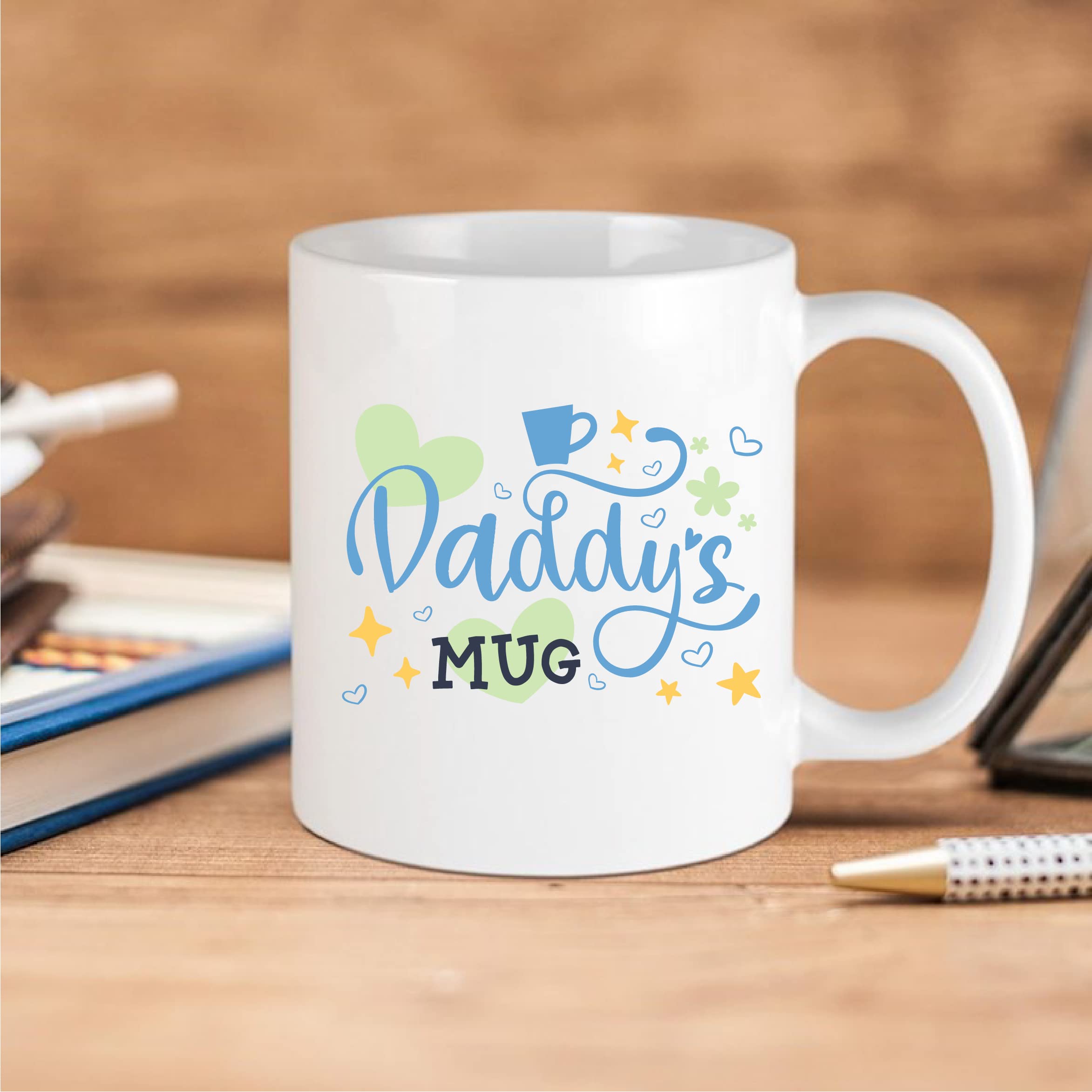 Set regalo di tazze da caffè per mamma e papà, neogenitori, baby shower, festa della mamma/papà, regalo per Natale, anniversario, set di tazze per mamma e papà, 300 ml (design 3, bianco)