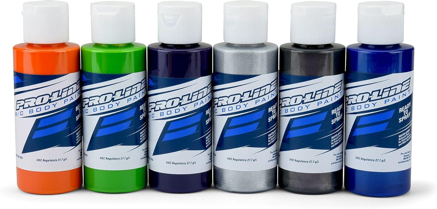 Pro-Line Racing RCPaintSecondaryColors-OrgGrnPrpAlmChrlPrl Bl PRO632301 Car Paint