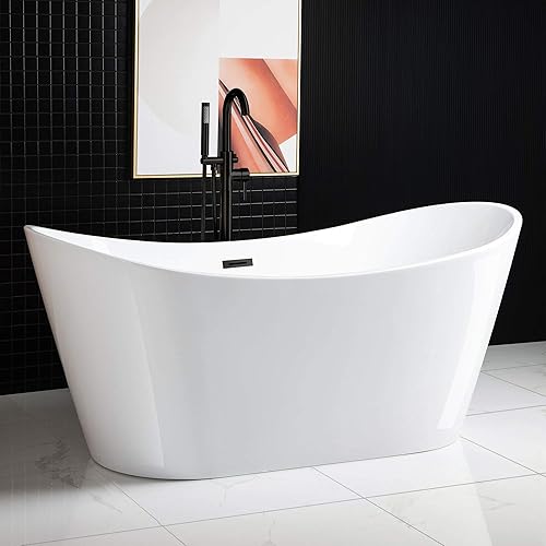WOODBRIDGE BTA1515-MB-DrenO - Bañera color negro mate