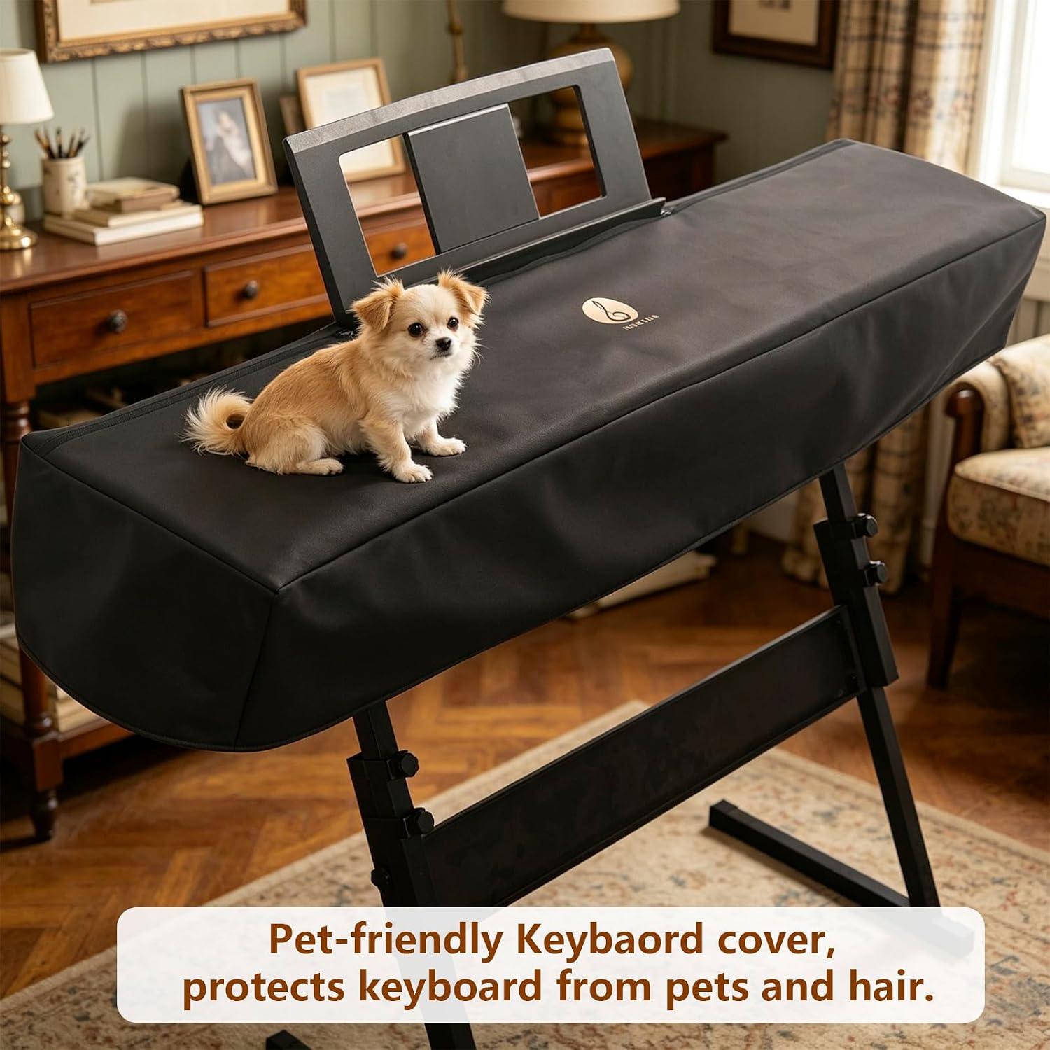 88-Keys Keyboard Dust Cover for Yamaha P Series P35/P45/P48/P85/P95/P105/P125/P128/P143/P145/P223/P225, Waterproof Dustproof Cover Fit All 88-Key Yamaha Electronic & Weighted Digital Piano