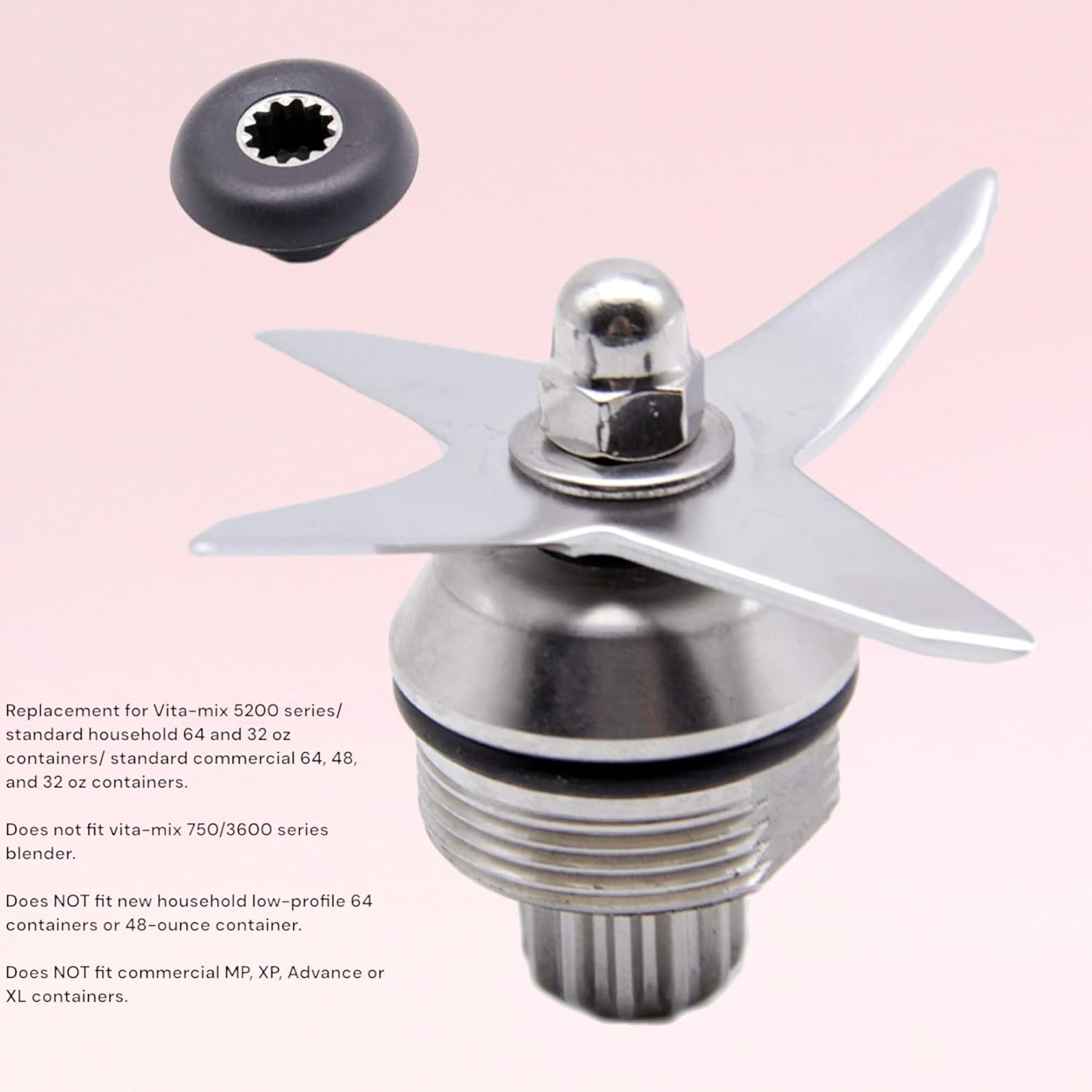4 Knife Blender Repair Kit Retainer Nut, Drive Socket, 891 802 Replacement for Blenders & Allen Wrench Replacement for Vita-mix Blade 5200 5006 5012 5057 5062 Series